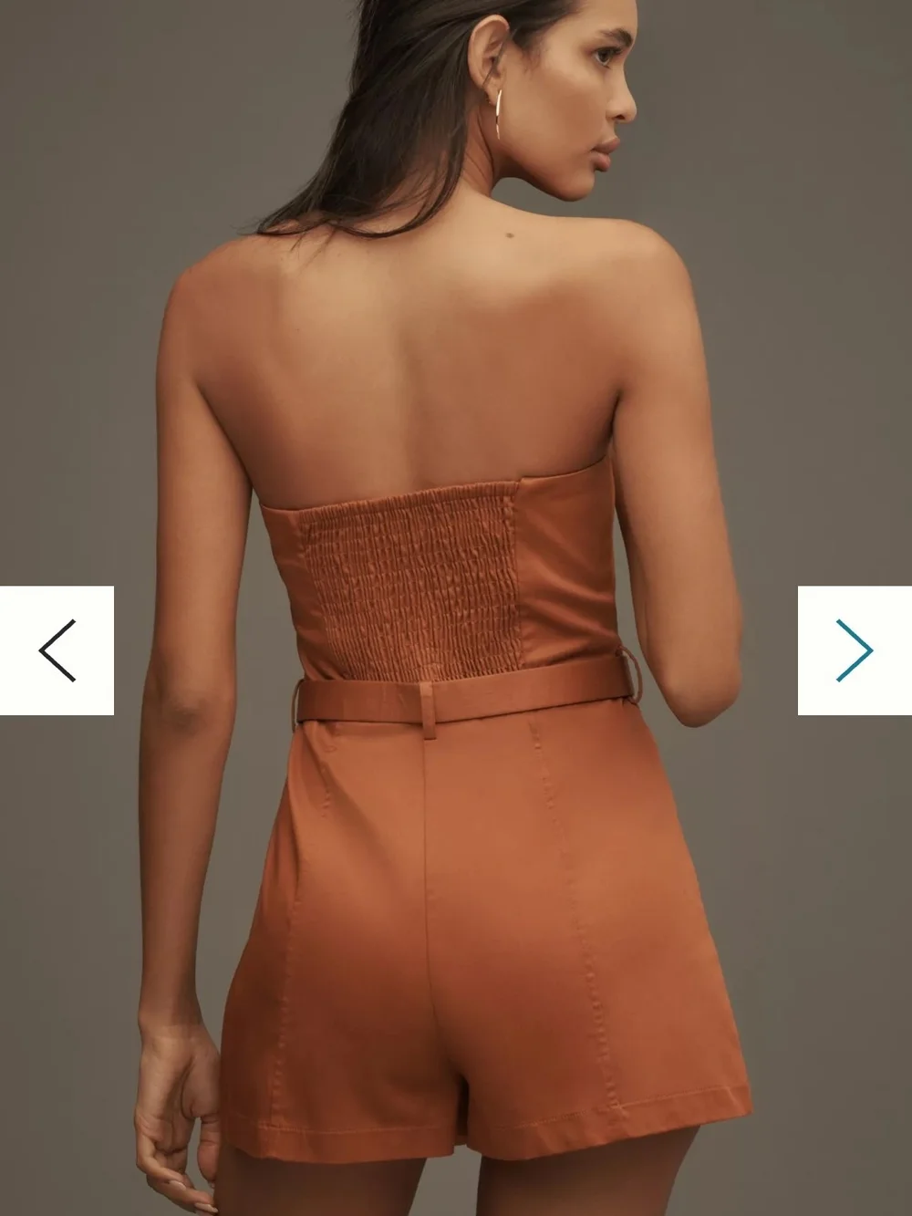 Anthropologie Maeve Strapless Bustier Romper